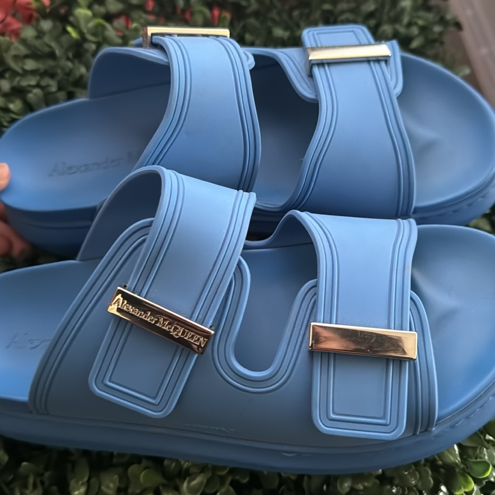 Alexander McQueen Hybrid Double Buckle Sandal